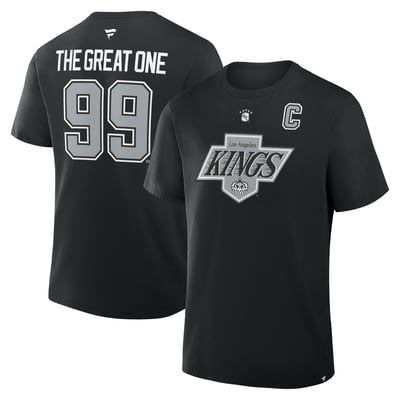 Wayne Gretzky Los Angeles Kings Fanatics Retired Player Nickname T-Shirt - Black